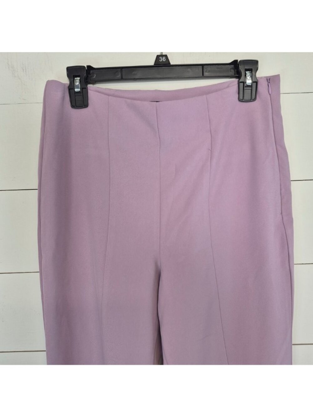 7 For All Mankind Lavender Womens Mid-Rise Tailored Dress Pants Size M - Picture 2 of 9